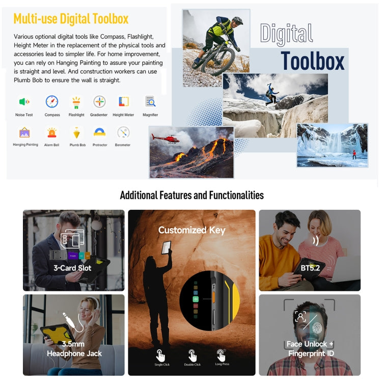 Ulefone Armor Pad 2 Tablet 11 Inch 16GB+256GB Android 13