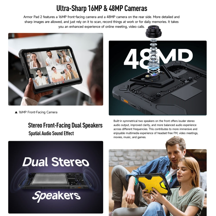 Ulefone Armor Pad 2 Tablet 11 Inch 16GB+256GB Android 13