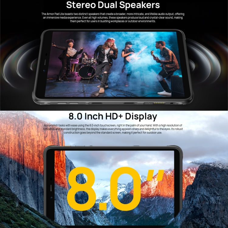 Ulefone Armor Pad Lite Tablet 8.0-inch Android 13 3GB+32GB