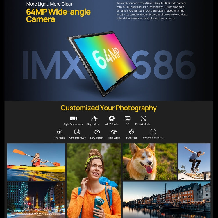 Ulefone Armor 24 Rugged Smartphone 12GB+256GB 22000mAh