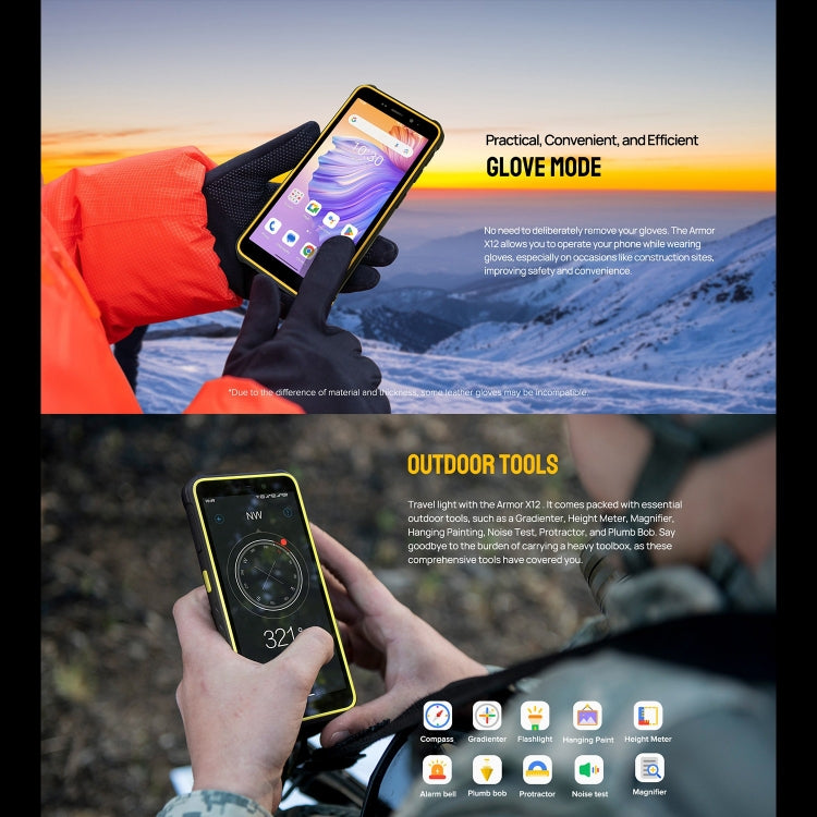 Ulefone Armor X12 Rugged Smartphone 5.45in 3GB+32GB 4G NFC