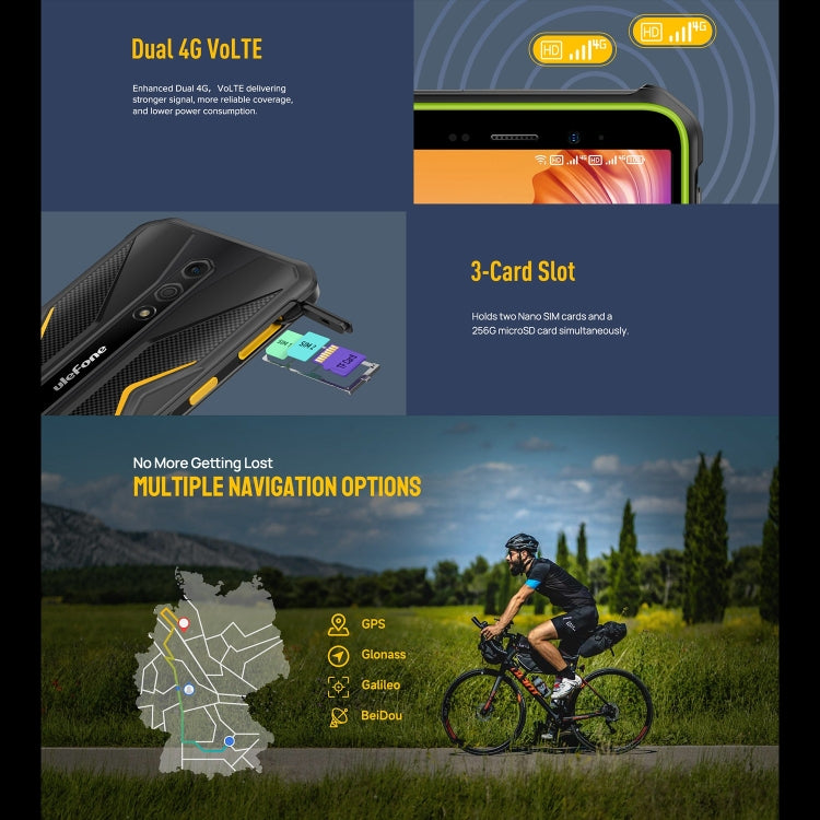 Ulefone Armor X12 Rugged Smartphone 5.45in 3GB+32GB 4G NFC