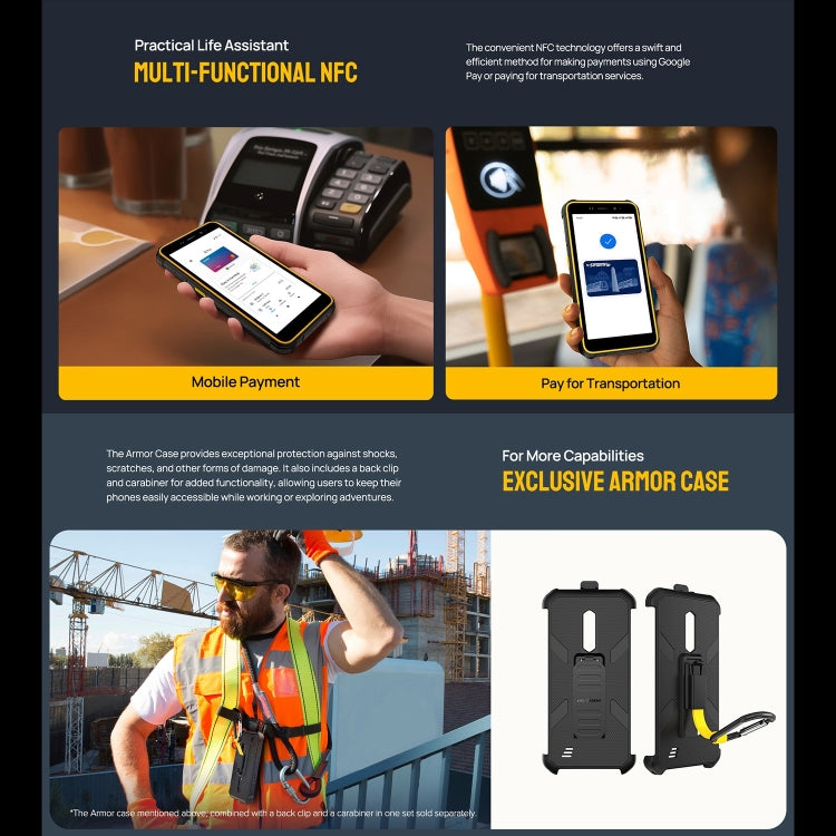 Ulefone Armor X12 Rugged Smartphone 5.45in 3GB+32GB 4G NFC