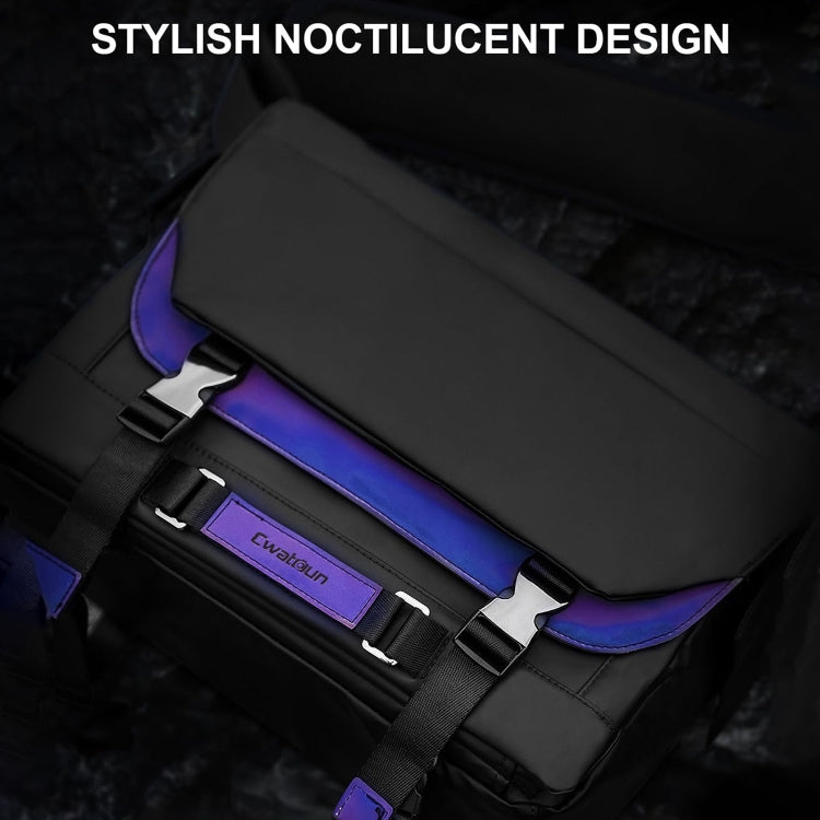 Cwatcun D85 Camera Bag Side Quick Access Camera Messenger Case Waterproof Bag