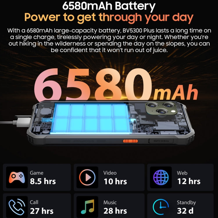 Blackview BV5300 Plus, IP68/IP69K/MIL-STD-810H, 6.1 pulgadas Android 13 MediaTek Helio G72 Octa Core, Red: 4G, OTG