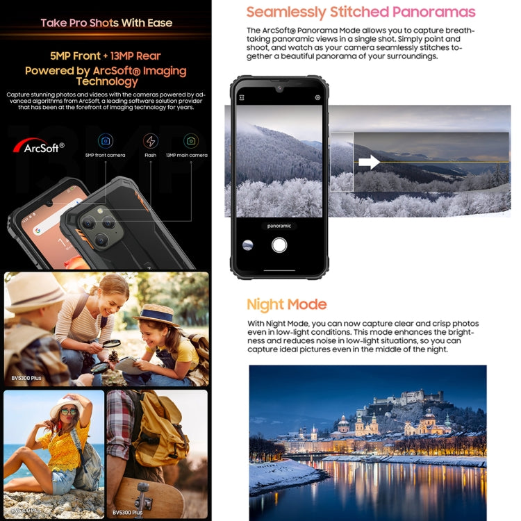 Blackview BV5300 Plus, IP68/IP69K/MIL-STD-810H, 6.1 pulgadas Android 13 MediaTek Helio G72 Octa Core, Red: 4G, OTG