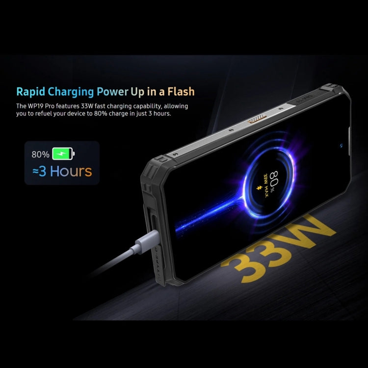 Oukitel WP19 Pro Smartphone 8GB+256GB 22000mAh 4G NFC by OUKITEL