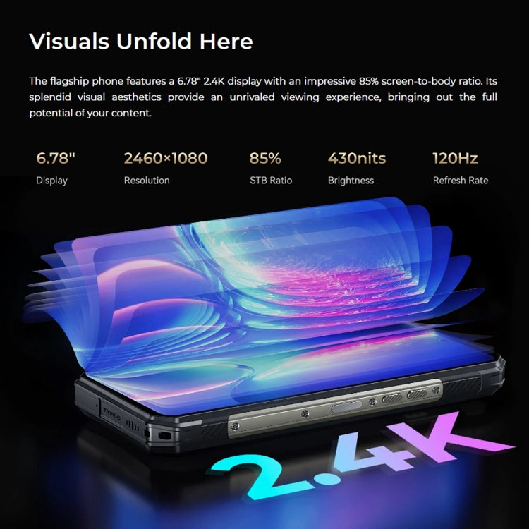 Oukitel WP30 Pro Teléfono 5G 12GB+512GB Resistente 11000mAh