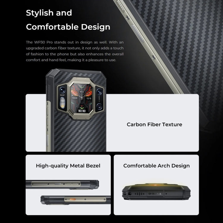 Oukitel WP30 Pro Teléfono 5G 12GB+512GB Resistente 11000mAh