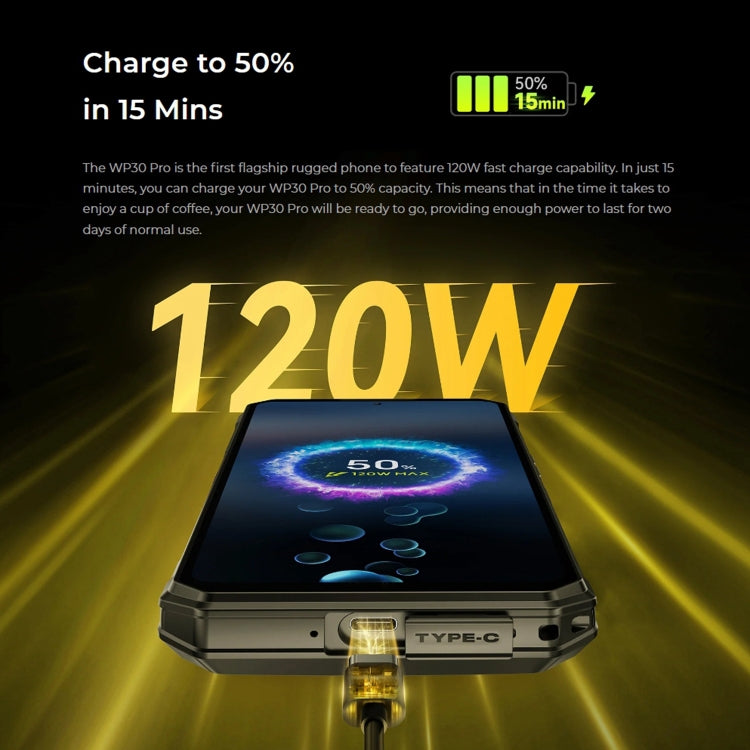 Oukitel WP30 Pro Teléfono 5G 12GB+512GB Resistente 11000mAh