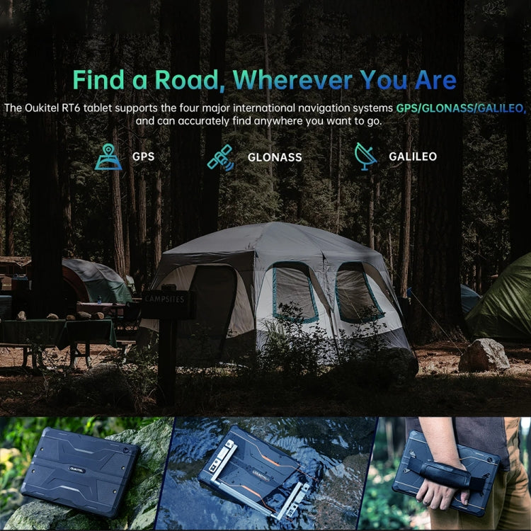 OUKITEL RT6 Rugged Tablet 10.1-inch FHD+ 8GB+256GB 4G