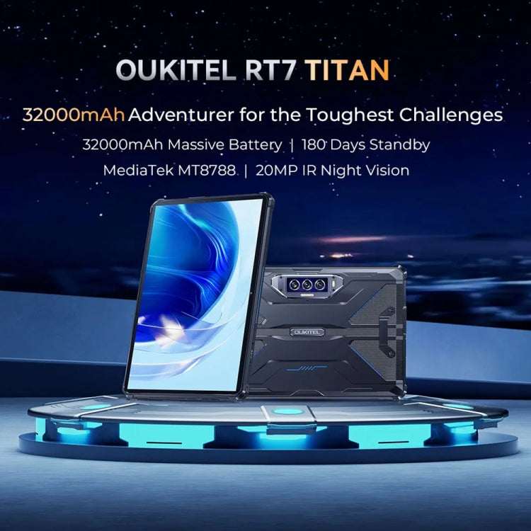OUKITEL RT7 Titan 4G Rugged Tablet 10.1 Inch 8GB+256GB