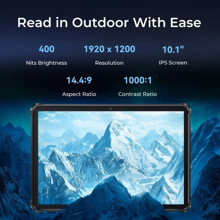 OUKITEL RT7 Titan 4G Rugged Tablet 10.1 Inch 8GB+256GB