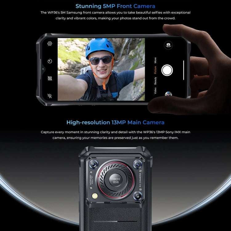 Oukitel WP36 Smartphone 8GB+128GB 10600mAh 6.52In 4G