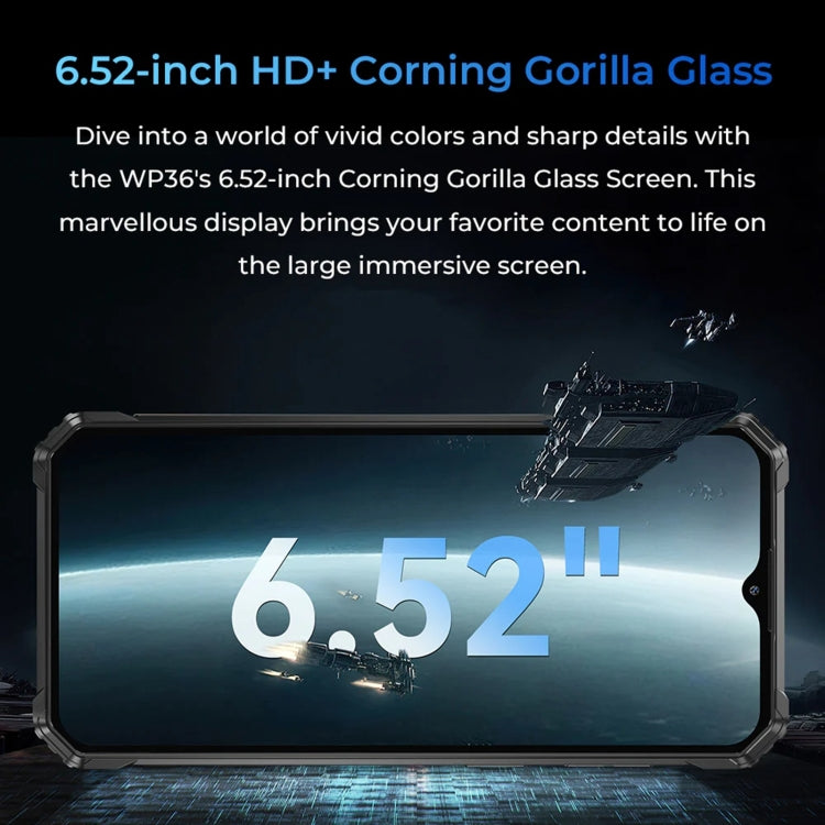 Oukitel WP36 Smartphone 8GB+128GB 10600mAh 6.52In 4G