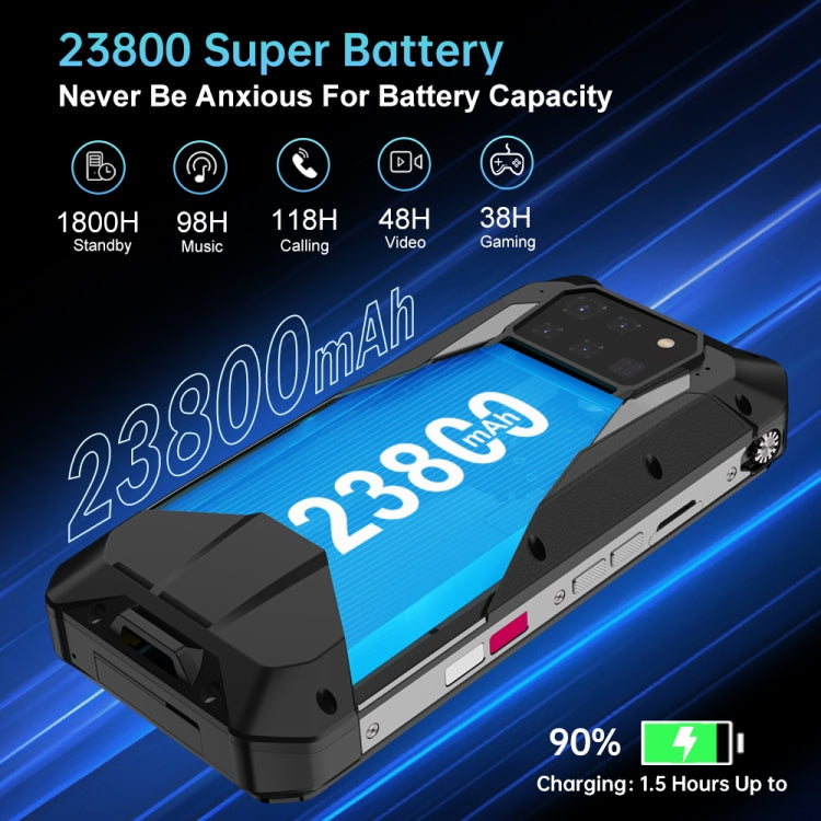 Unihertz Tank 3 Pro 5G Teléfono 16GB+512GB Batería 23800mAh by Unihertz