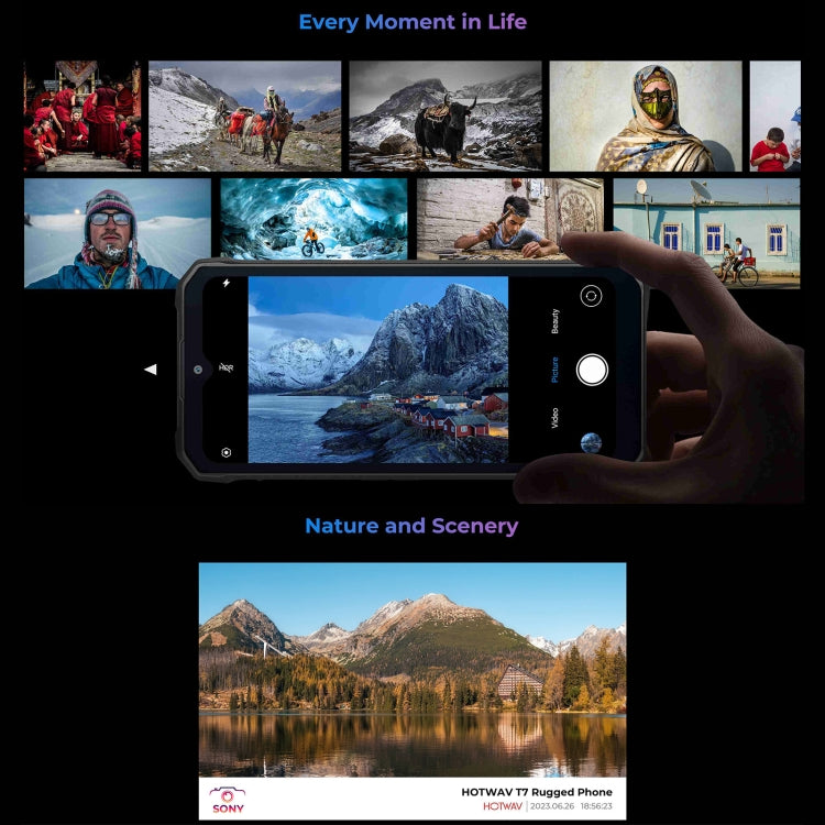 HOTWAV T7 Smartphone Resistente Android 13 4GB+128GB 6280mAh by HOTWAV