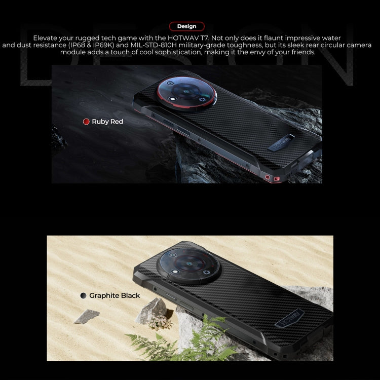 HOTWAV T7 Smartphone Resistente Android 13 4GB+128GB 6280mAh by HOTWAV