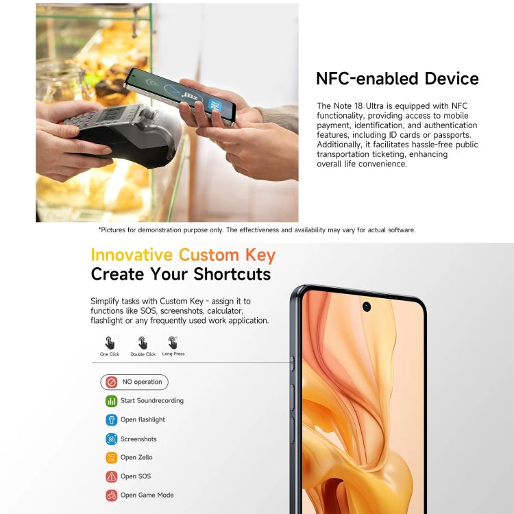 Ulefone Note 18 Ultra Smartphone 5G 6.78 Pulgadas 6GB+256GB by Ulefone