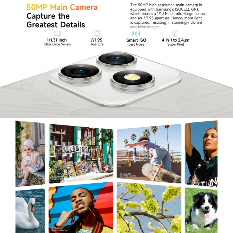 Ulefone Note 18 Ultra Smartphone 5G 6.78 Pulgadas 6GB+256GB by Ulefone