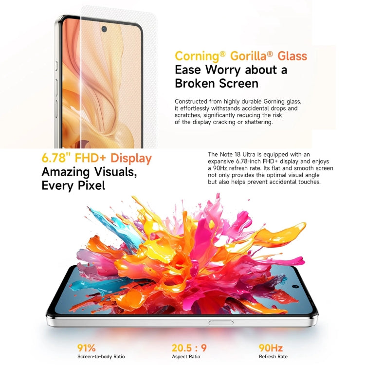 Ulefone Note 18 Ultra Smartphone 5G 6.78 Pulgadas 6GB+256GB by Ulefone