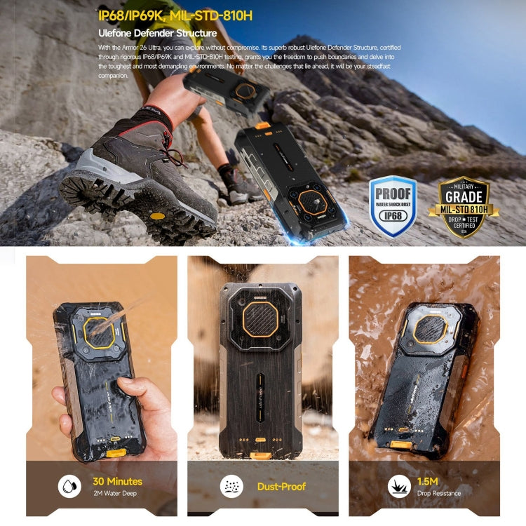 Ulefone Armor 26 Rugged Smartphone 6.78 Inch 12GB+512GB 5G