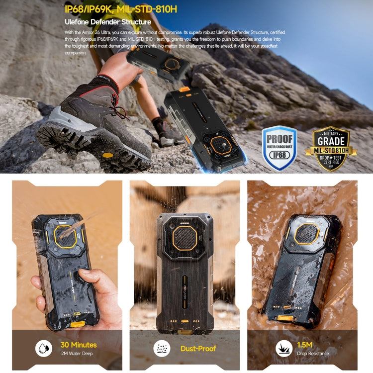 Ulefone Armor 26 Ultra Rugged Smartphone 12GB+512GB 5G