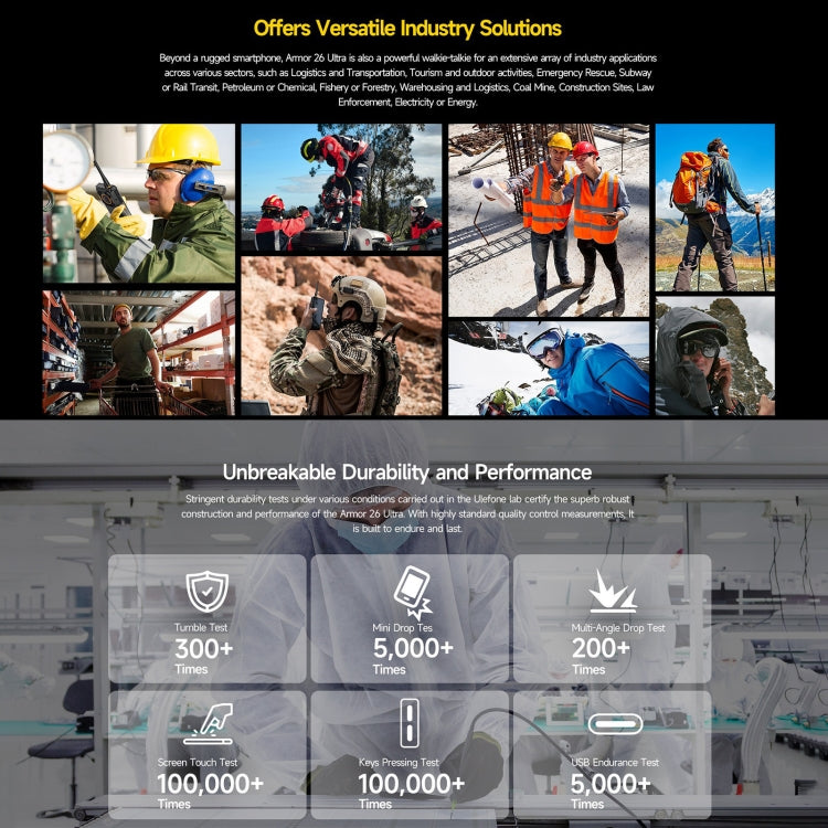 Ulefone Armor 26 Ultra Rugged Smartphone 12GB+512GB 5G