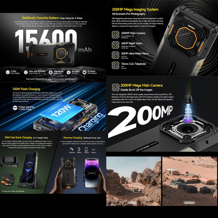 Ulefone Armor 26 Ultra Rugged Smartphone 12GB+512GB 5G