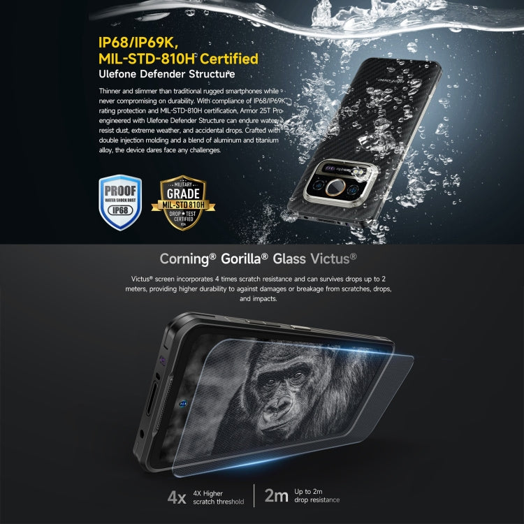 Ulefone Armor 25T Pro Rugged Smartphone 5G Thermal NFC