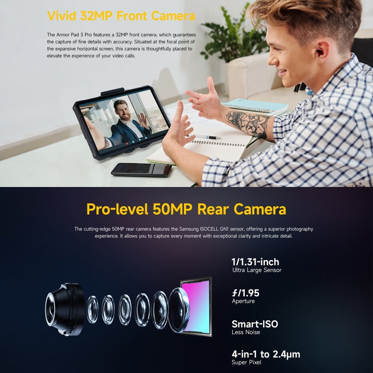 Ulefone Armor Pad 3 Pro Tablet 10.36 Inch 8GB+256GB 4G
