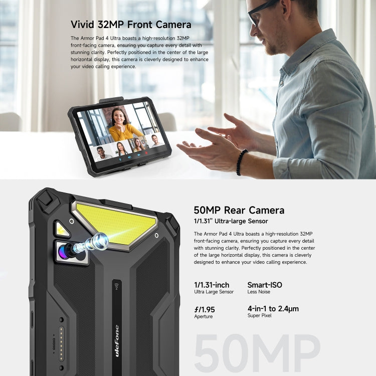 Ulefone Armor Pad 4 Ultra Thermal Tablet 8GB 10.36in 5G