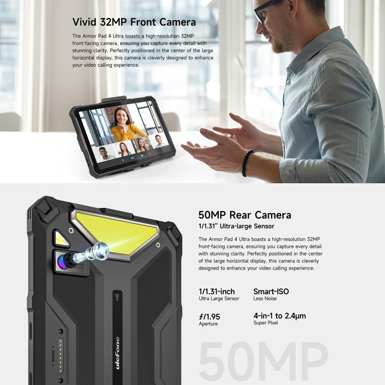 Ulefone Armor Pad 4 Tablet 10.36 Inch 5G 8GB+128GB