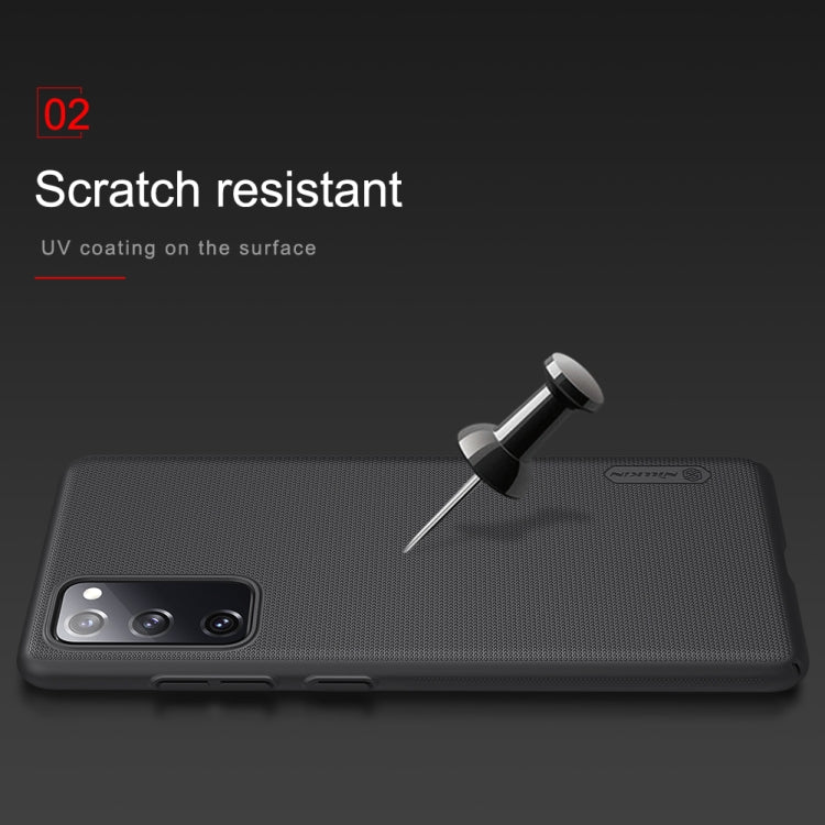 NILLKIN Frosted Concave-convex Texture PC Protective Case, For Samsung Galaxy S20 FE