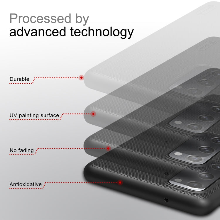 NILLKIN Frosted Concave-convex Texture PC Protective Case, For Samsung Galaxy S20 FE