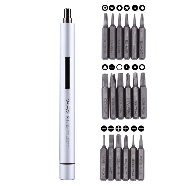 Wowstick 19 in 1 Dual Power Smart Hand Pen Screwdriver Kits Precision Bits Repair Tool for Phones & Tablets, Wowstick 1P