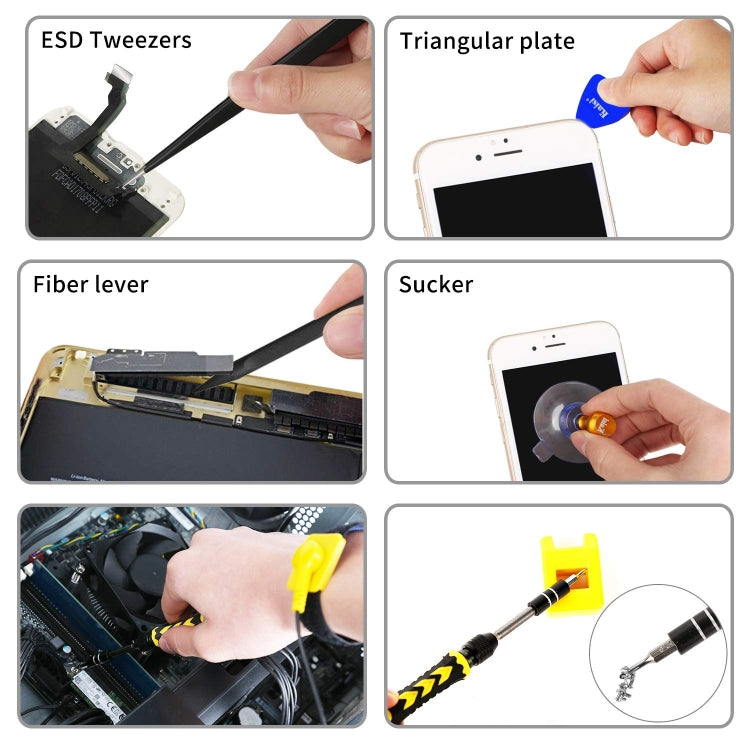 Kaisi 3801 38 in 1 Multifunctional Computer Phone Repair Tool Set, 38 in 1