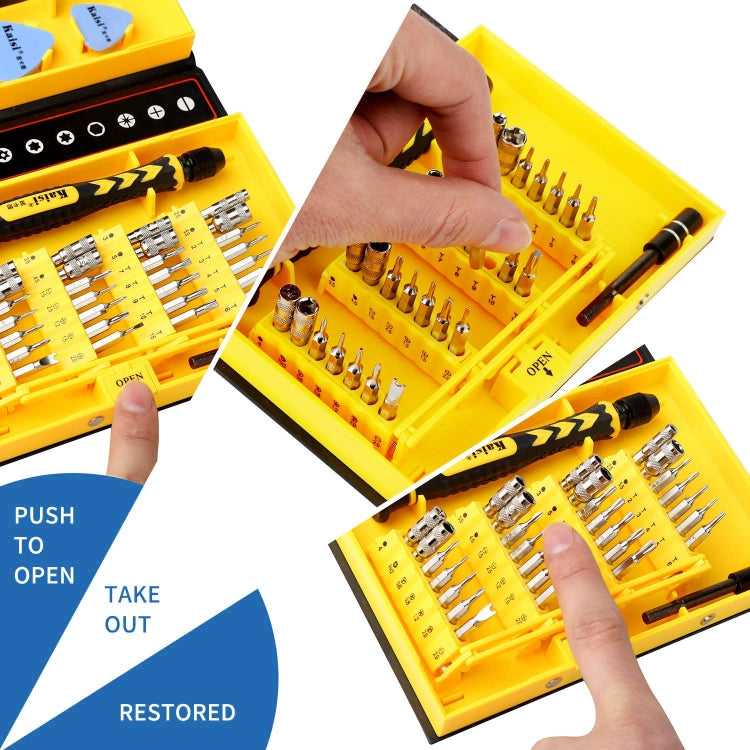 Kaisi 3801 38 in 1 Multifunctional Computer Phone Repair Tool Set, 38 in 1