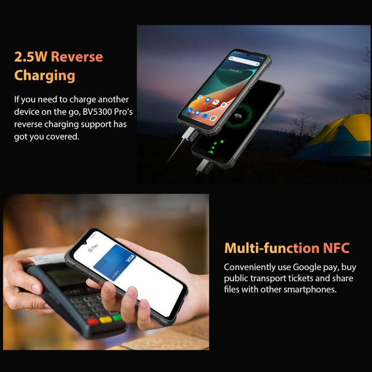 Blackview BV5300 Pro Rugged Phone, 4GB+64GB