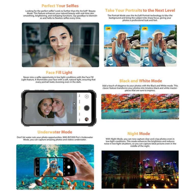 Blackview BV5300 Pro Rugged Phone, 4GB+64GB