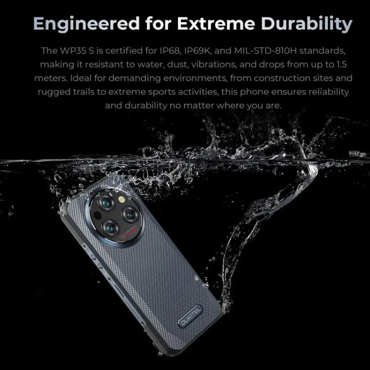 Oukitel WP35 S Rugged Smartphone 6GB+256GB 11000mAh 4G