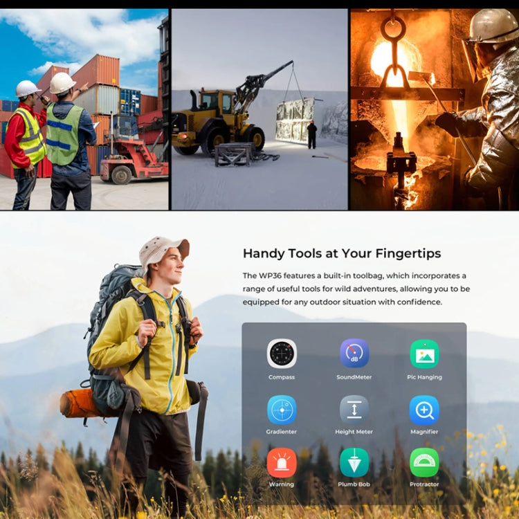 Oukitel WP36 Pro Smartphone 6GB+256GB 10600mAh Rugged 4G