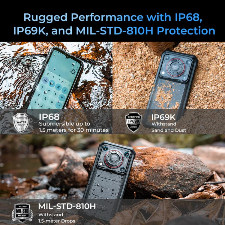Oukitel WP36 Pro Smartphone 6GB+256GB 10600mAh Rugged 4G