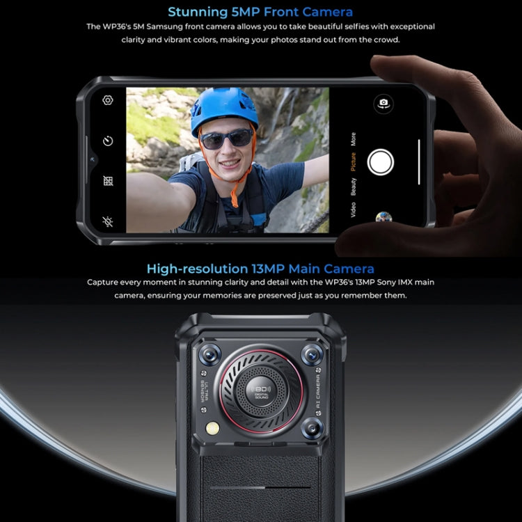 Oukitel WP36 Pro Smartphone 6GB+256GB 10600mAh Rugged 4G