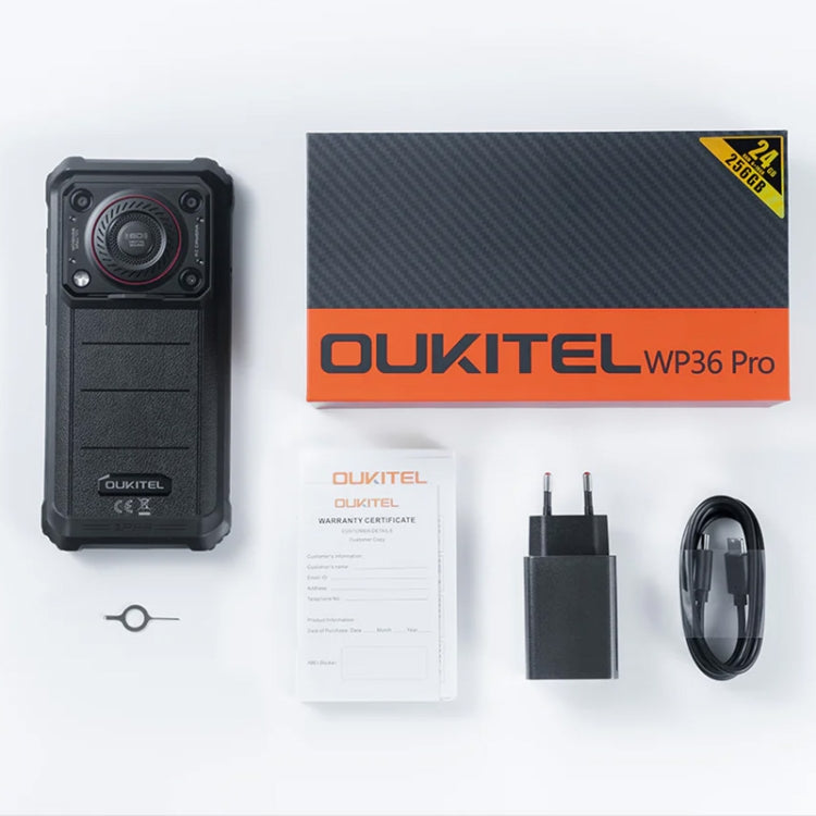 Oukitel WP36 Pro Smartphone 6GB+256GB 10600mAh Rugged 4G