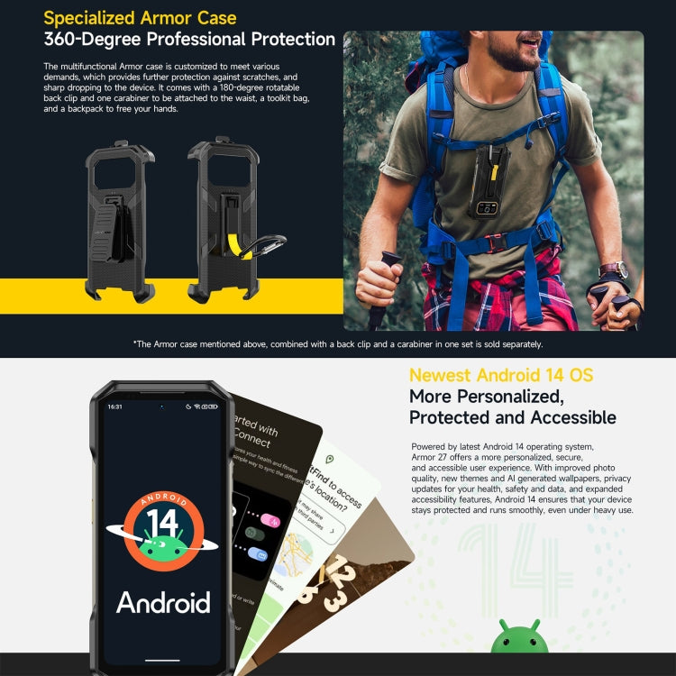 Ulefone Armor 27 Rugged Smartphone 12GB+256GB 10600mAh