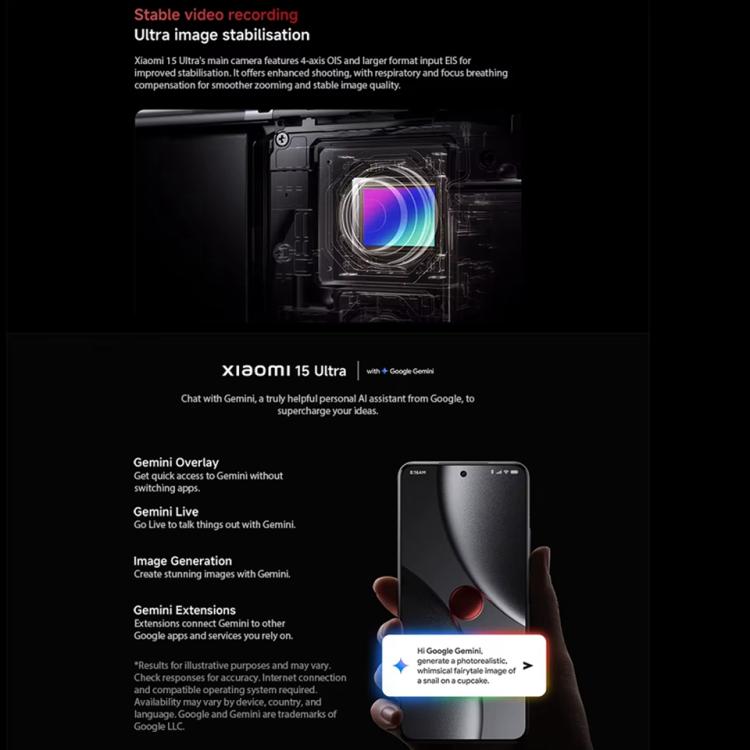Xiaomi 15 Ultra Global Smartphone 5G 16GB+512GB 200MP