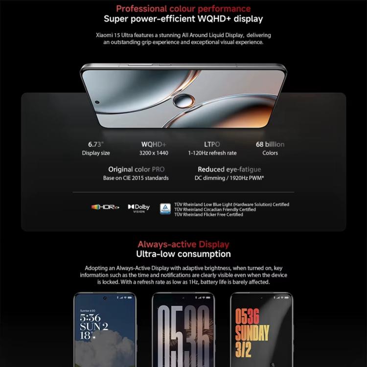 Xiaomi 15 Ultra Global Smartphone 5G 16GB+512GB 200MP