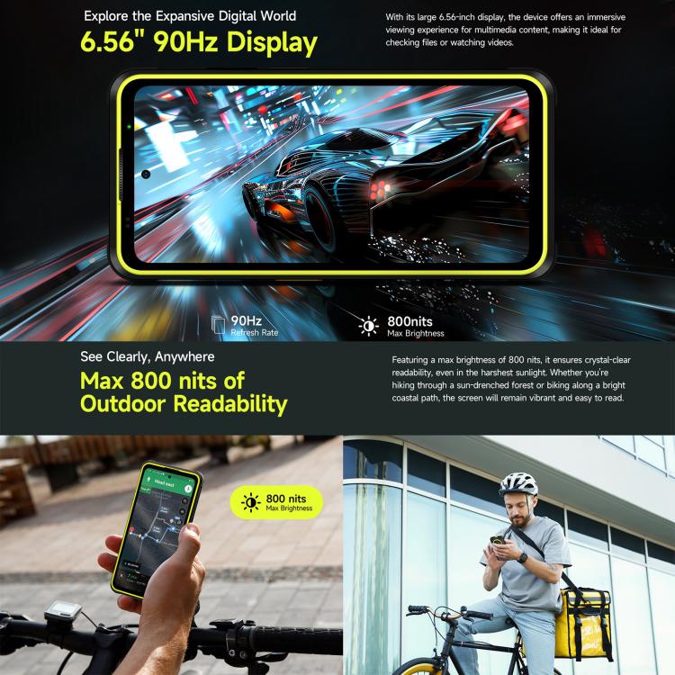 Ulefone Armor X31 Teléfono Rugerizado 6GB+128GB Visión