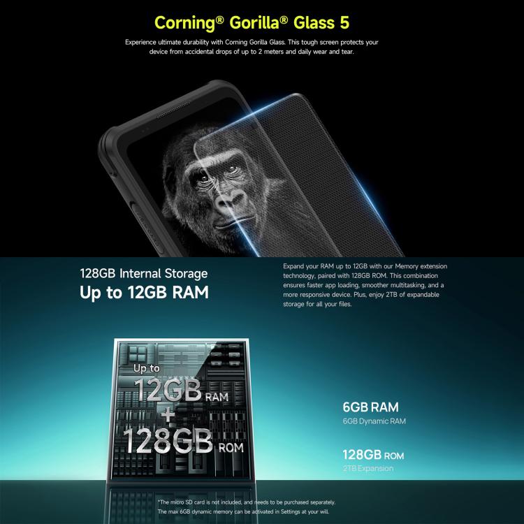 Ulefone Armor X31 Teléfono Rugerizado 6GB+128GB Visión